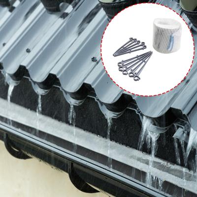 Einfache Installation Dachrinnen-Schutzgitter mit Schmutzfang-Design Verstopfungssicherer Block für reibungslose Wasserabflusssteuerung