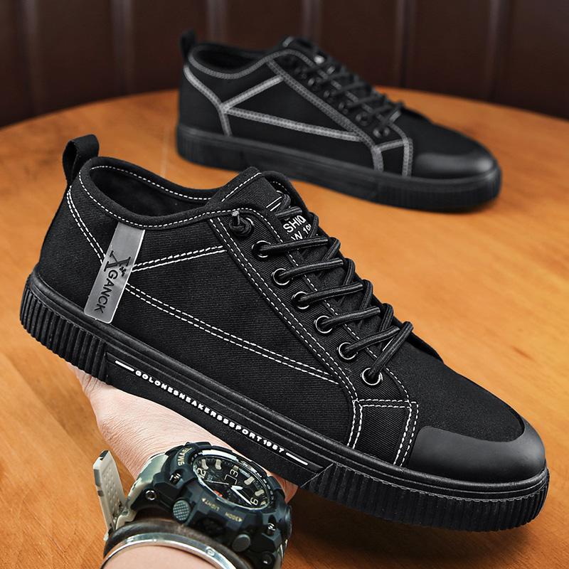 Fashio Men Casual Shoes Comfortable Canvas Shoes Lightweight Walking Sneakers Breathable Board Shoes Driving Shoes Zapato Hombre