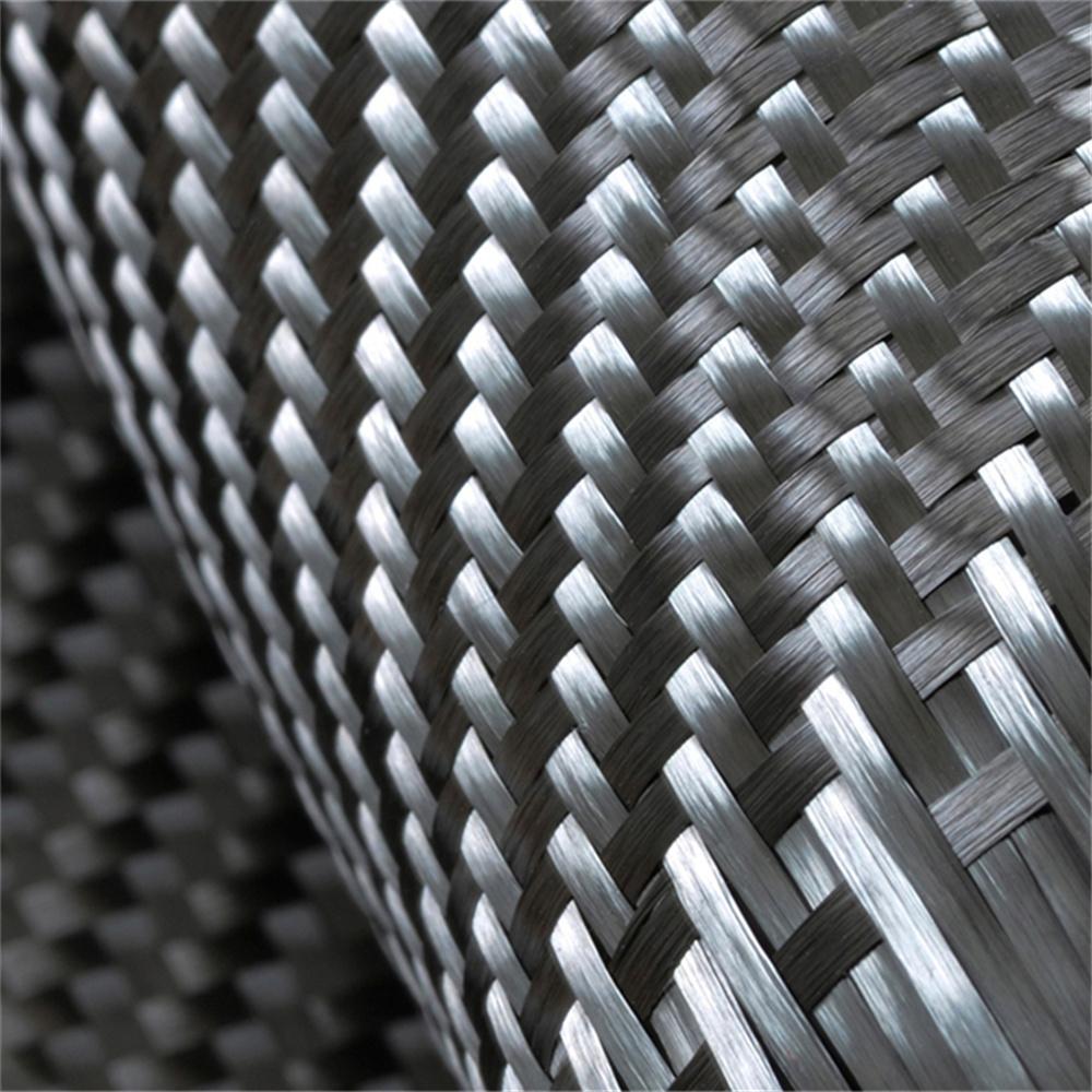12"× 60" Real Carbon Fiber Fabric 3K 220Gsm 2X2 Twill Weave Cloth Black