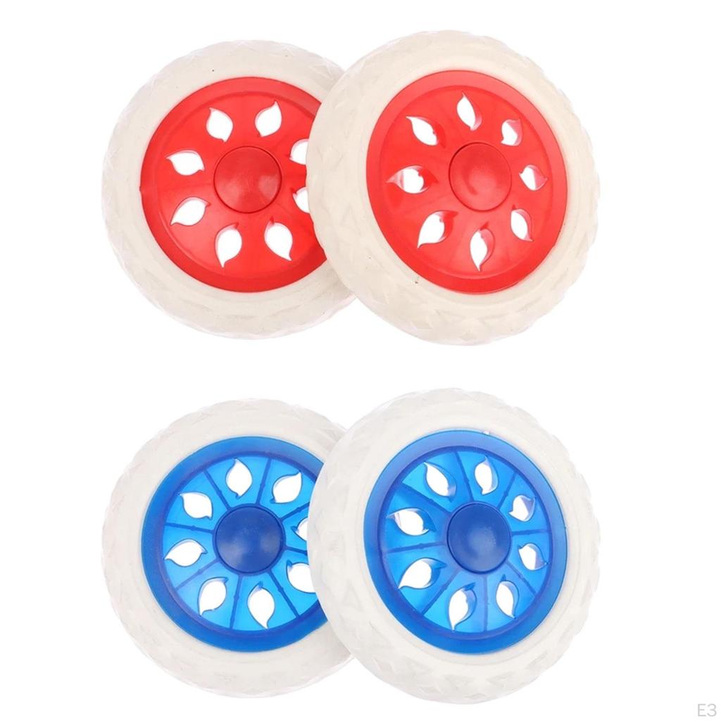 Rubber Wheels for Portable Shopping Carts and Trolleys