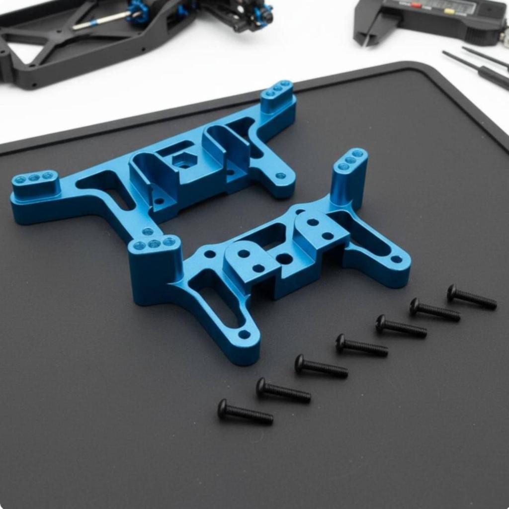 1/12 RC Aluminum shock mount Bracket Anodized Finish Set