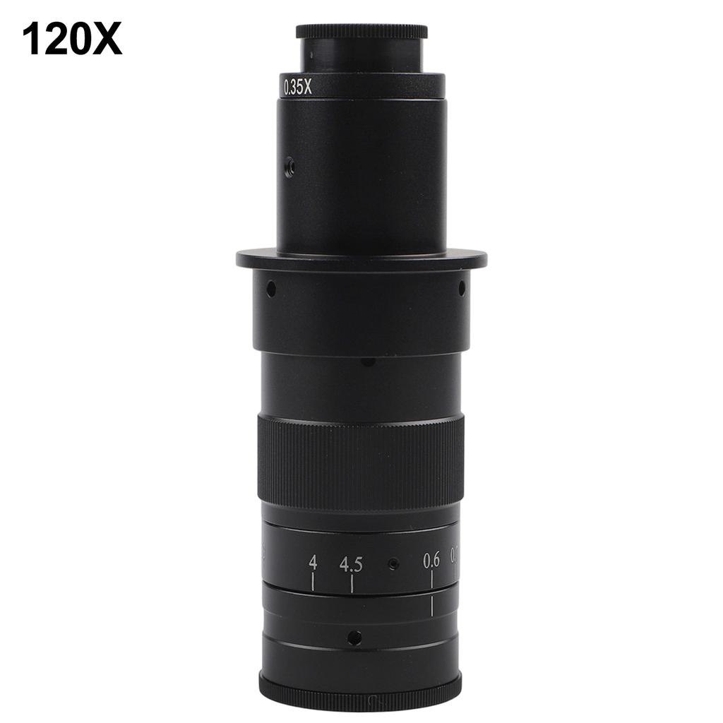 CS C Mount Zoom Monocular Microscope Camera Lens with Manual Focus for Industrial and Scientific Application Usage