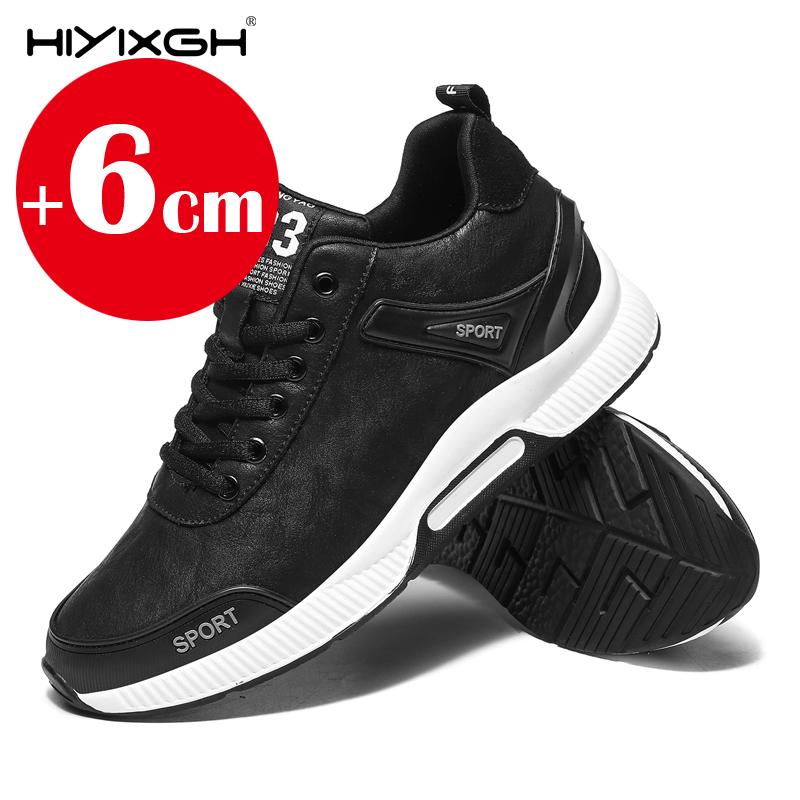 Zimní boty do výtahu Boty zvyšující výšku pro muže Tenisky Vysoké Zvyšující výšku Teplé Boty zvyšující výšku Vložka 6CM