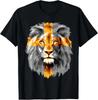 Faith Chris Jesus Lion of Judah Lion Cross Christian T-Shirt