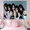 Kpop Group Ffifty Fifty Anime Tapestry Hanging Tarot Hippie Wall Rugs Dorm Home Decor