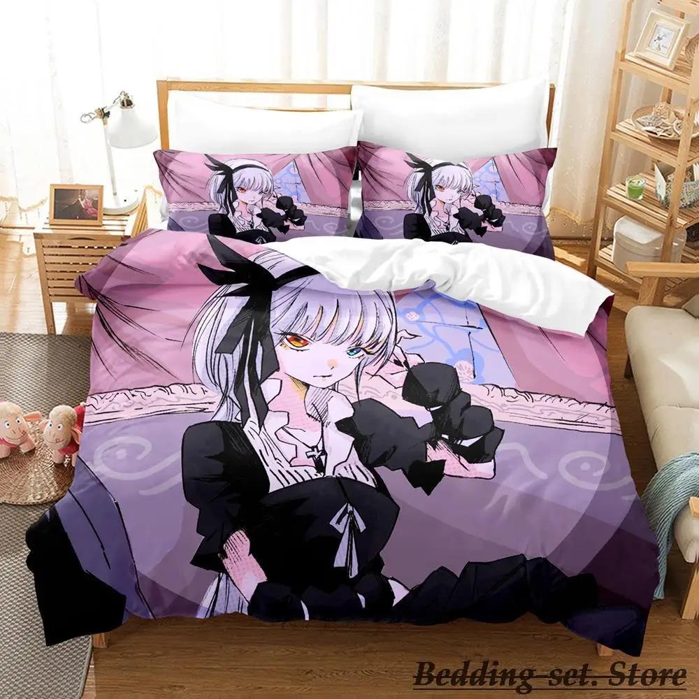 Den tid jag reinkarnerades som en slem Sängkläder Set Enkelt Twin Full Queen King Size Sängset Vuxen Barn Sovrum Påslakanset Anime