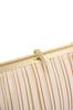 Baisikou Party Bag, Wedding Bag, Large, 2-Way Pleated, Women's HandbagShoulder Bag, Perfect for Receptions and Guests (Champagne Gold)