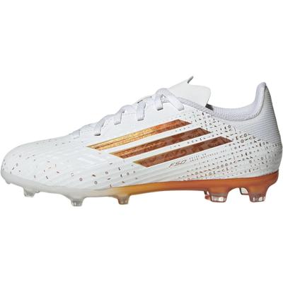 F50 Liga Buty Piłkarskie Niskie Białe Dziecięce KH9356