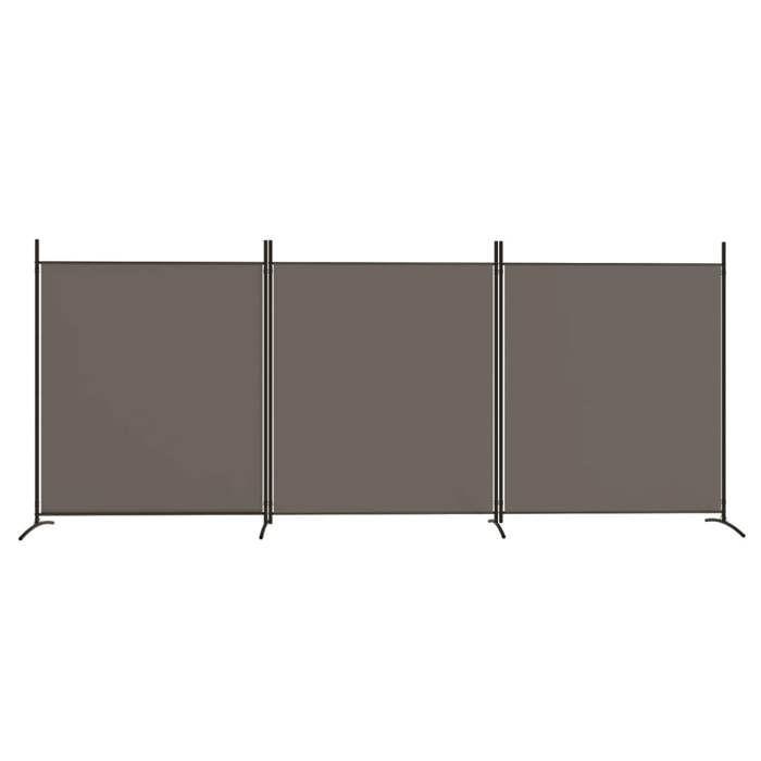 VidaXL Cloison de Séparation 3 Panneaux Séparateur de Pièce Pliable Diviseur Écran d'Intimité Paravent Décoration Salon 350280