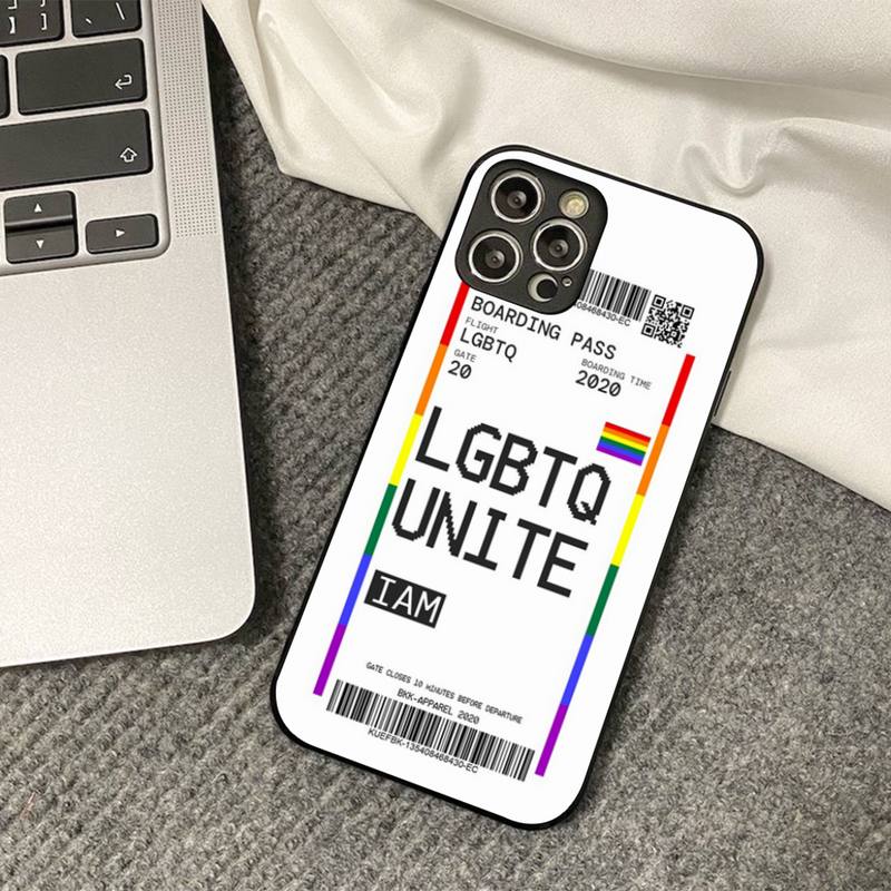 INS Light Ticket Airplane Phone Case for iPhone 11 12 13 mini pro XS MAX 8 7 6 6S Plus X 5S SE 2020 XR cover