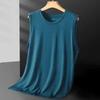 Men's Ice Silk Mesh Vest Lightweight Sports Summer Wear Sleeveless T-shirt Tank Top Casual Outerwear