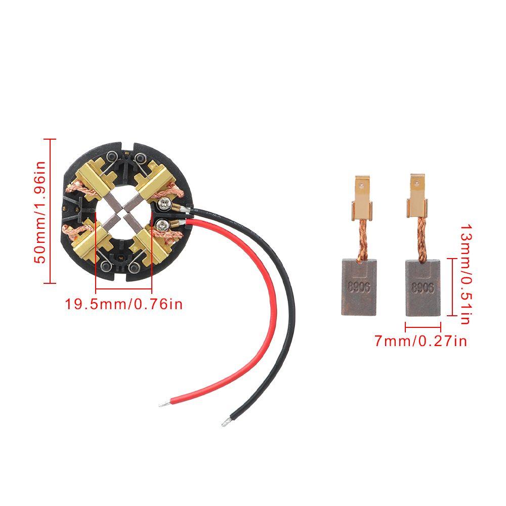 Practical Tool Parts Driver Accessories For AEG Milwaukee Brush Card Assembly Carbon Brush Holder
