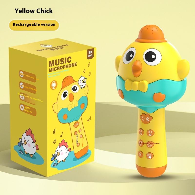 Dětský malý mikrofon, integrovaný audio mikrofon, dětský zpívací stroj, bezdrátové bluetooth zpívání, kojenecké hračky