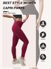 Eng anliegende High-Waist Sporthose Po-Hebend Normale Taille Yoga Leggings Radfahren Laufen