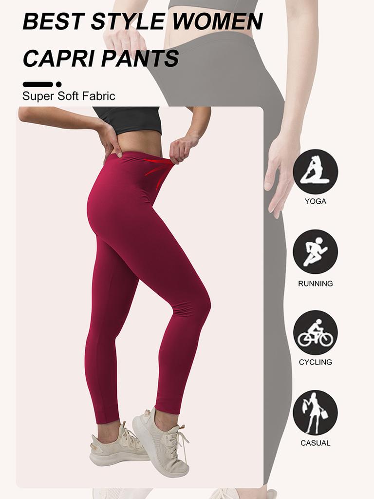 Tight-fitting High-waisted Sports Pants Butt-lifting Regular-waist Yoga Leggings Cycling Running