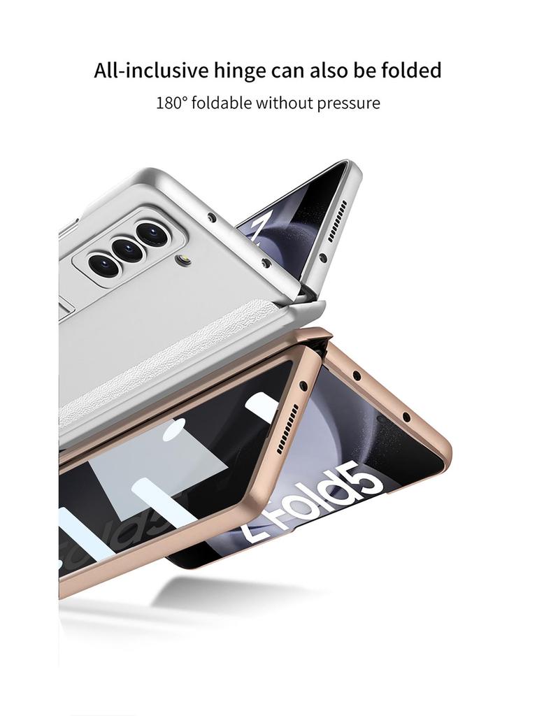 Samsung Z Fold5 Anti-peep Hinge Case: Foldable, Stand Function, Full Coverage, Drop-proof Protective Phone Cover