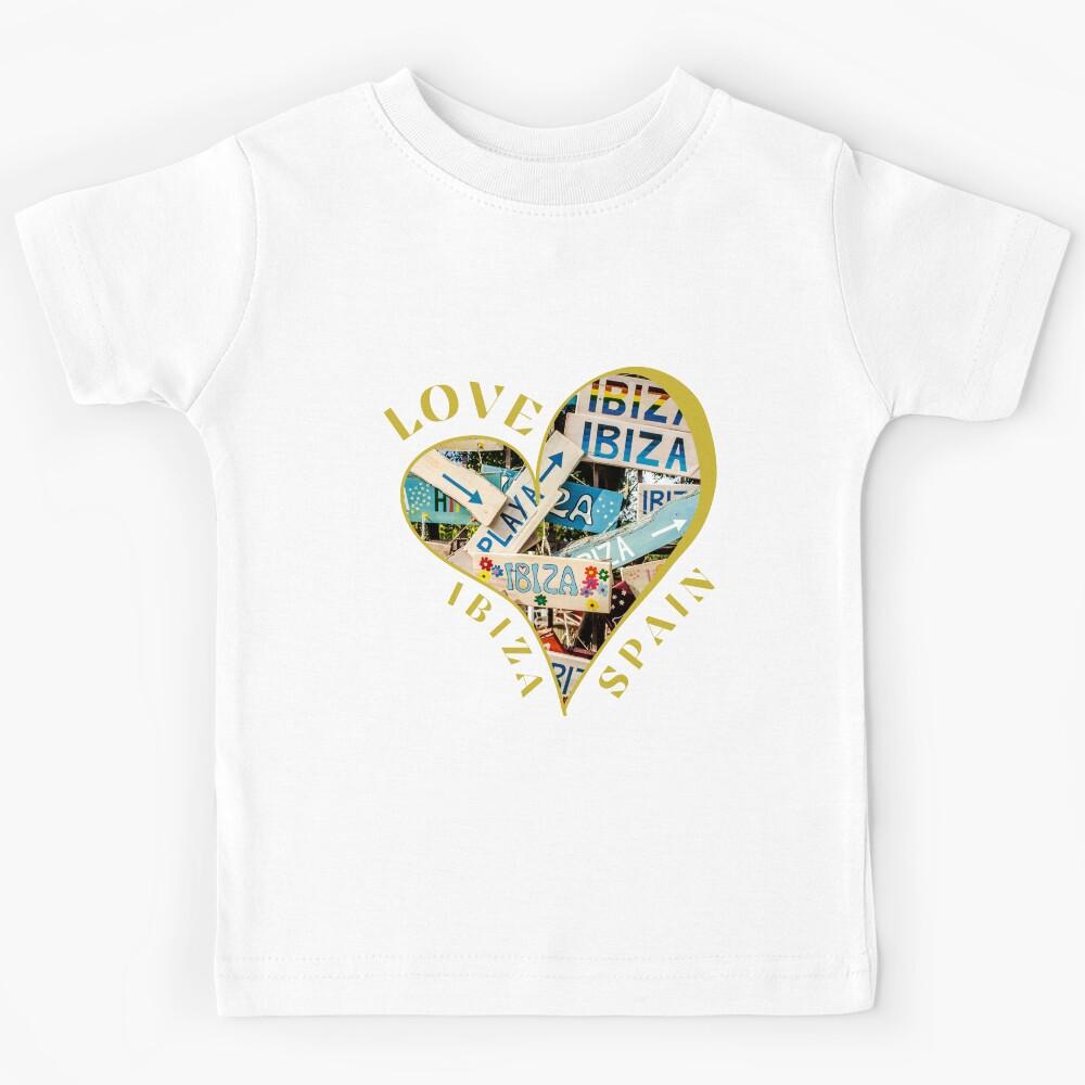 Love Ibiza Spain Kids T-Shirt 170