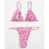 Bikini Zebra Sexy 2026 Costume da Bagno Donna Costumi da Bagno Femminili Set Bikini Mini Perizoma da Donna Costumi da Bagno Estivi per Nuoto Costume da Bagno