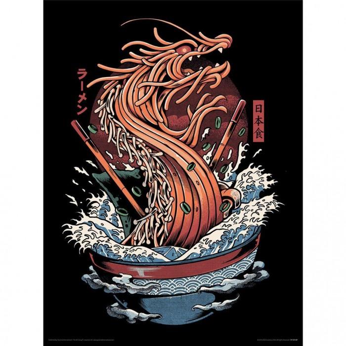 Ilustrata Dragon Ramen Print