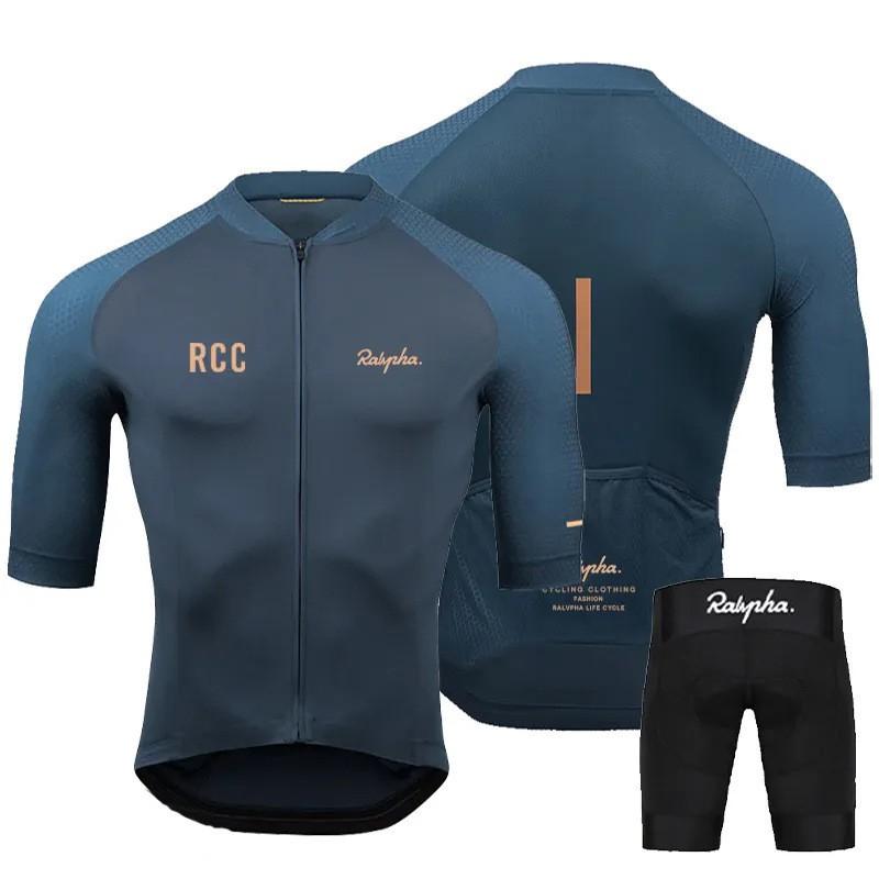 Herren Professionelles Radsporttrikot und Shorts Set Atmungsaktiv Elastisch Mountainbike Kleidung Performance Wear