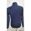 Half Zip Stand Collar Men Solid Color Casual Knitted Pullover Sweater