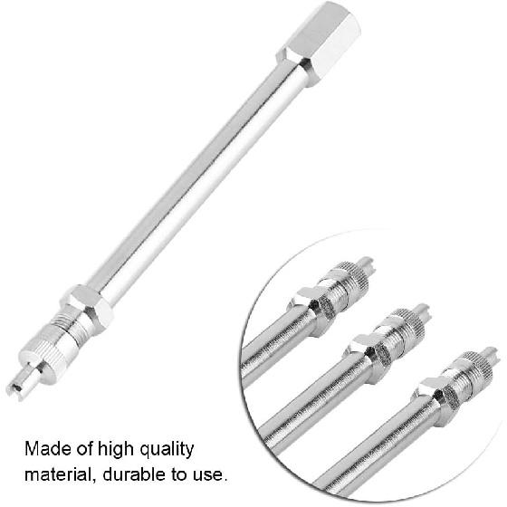 for Valve stem Extensions 4 Pack Tyre Valve Extender, 100mm Car Truck Wheel Valve Extension Extender Stem Wheel Valve Stem Extension Adapter