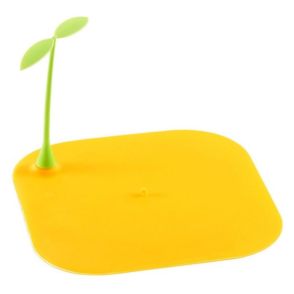 6-inch Cute Sprouts Floor Drains Cover, Bathtub Stopper Cover, Silicone Floor Drains Cover