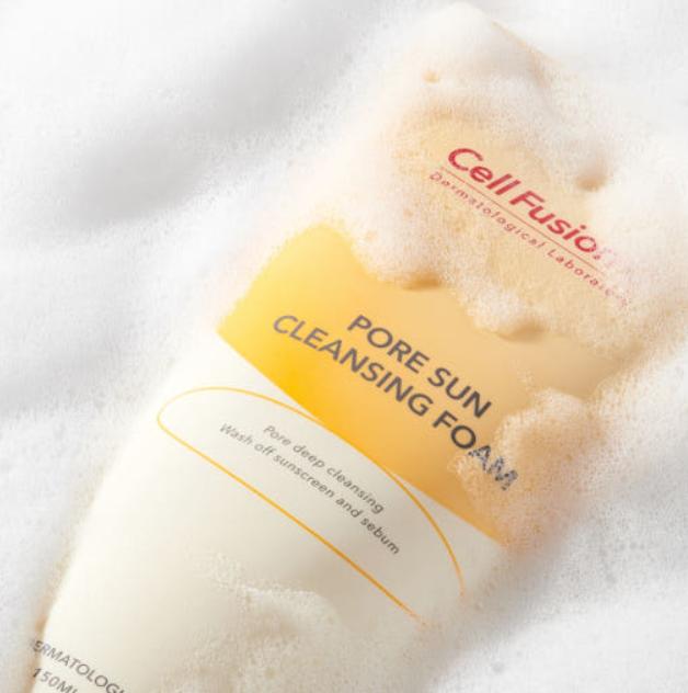 Cell Fusion C Pore Sun Cleansing Foam 150ml – Deep Clean & Pore Care