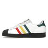 Adidas Superstar Rasta - White Men Sneakers Cloud-White Yellow Collegiate-Green IH3120
