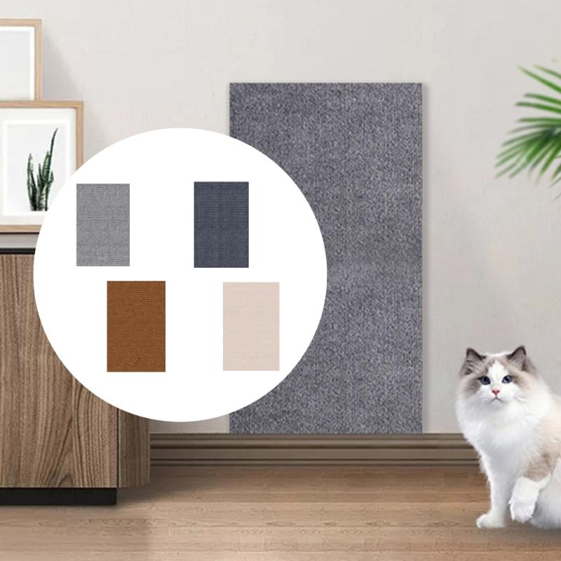 Textile Scratch Overlay for Pet Use, Adhesive Sofa Upholstery Cover with Tailored Rectangular Sheet 300 X 60 Cm