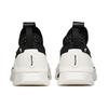 ANTA Men's AT91 Low Top Bungee Lace Platform Casual Sneakers Off White Black 112138019A-2