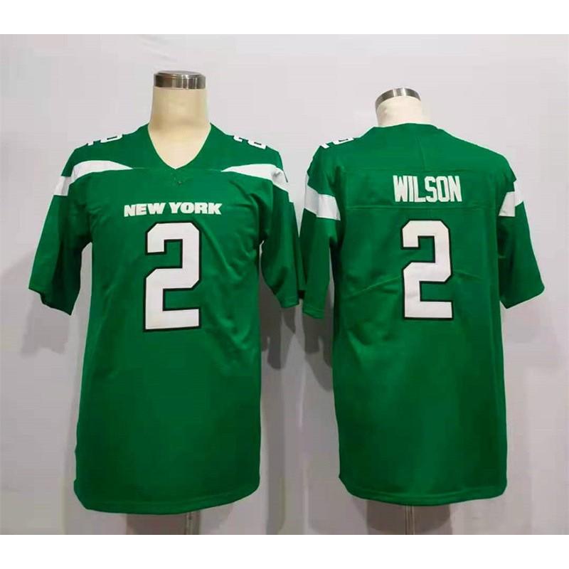 New York Jets NFL Football Jersey Mens Authentic Style Team Uniform Shirt With Player Numbers 2 8 12 14 26 33