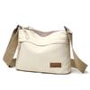 Women's Large Capacity Nylon Crossbody Bag  3 Main Pockets Spacious Shoulder Purse for Shopping & Daily Use