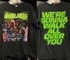Overkill Rock Band Black Short Sleeve T Shirt 2 Sided 90s Unisex Men Women