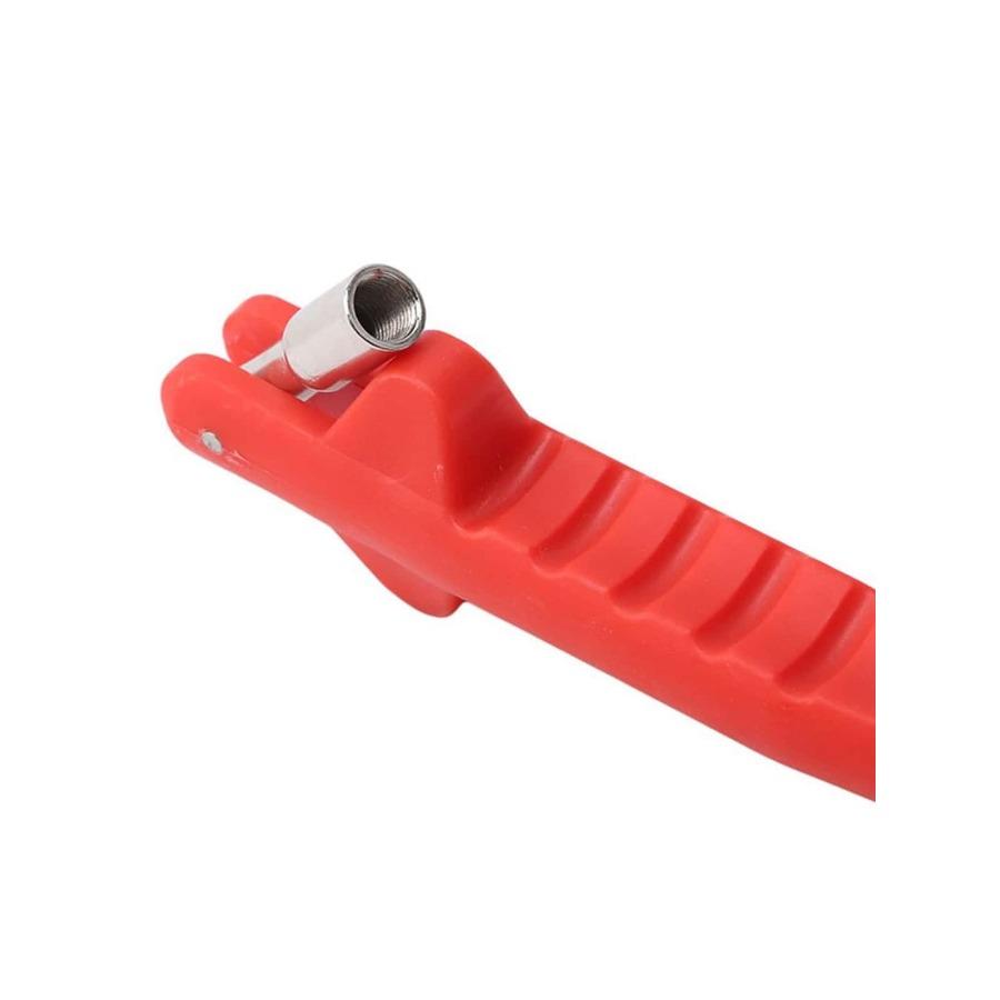 Easy-Install Red Tire Valve Stem Tool Durable Plastic, Essential for Tire & Wheel Maintenance
