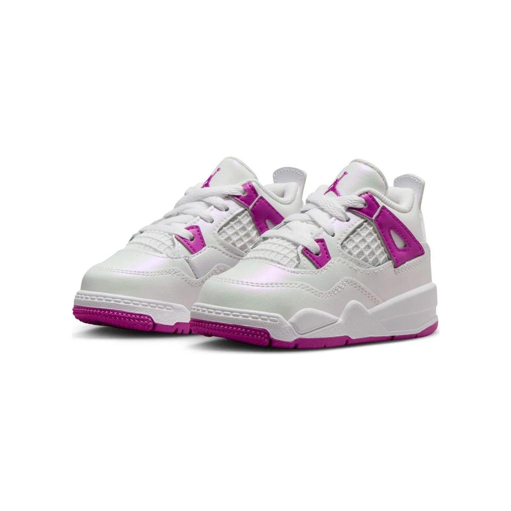 Air Jordan 4 Retro TD Hyper Violet Baby Sneakers Weiß FQ1313-151