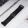 For Huami Amazfit T-Rex Pro A1918 Strap Parachute Clasp Milanese Titanium Alloy Watch Band