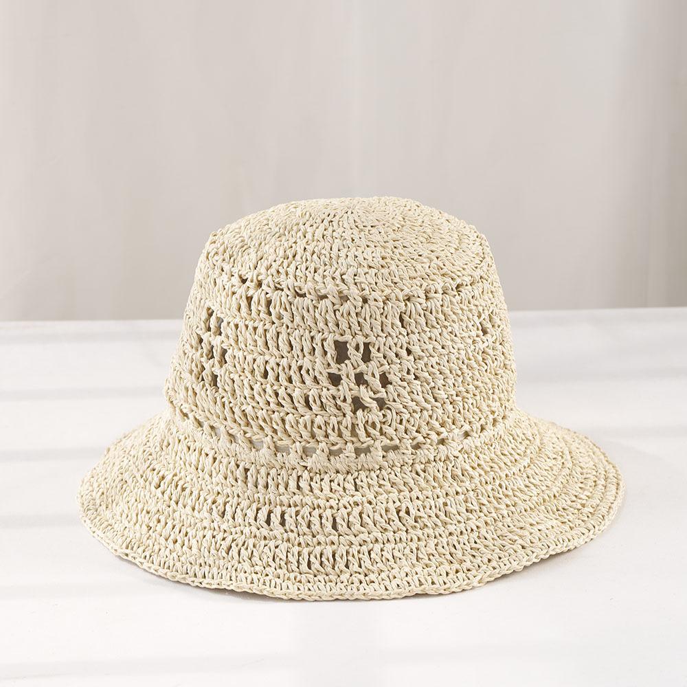 New Fashion Ladies Summer Hoilday Floppy Straw Hat Women Wide Brim Beach Foldable Straw Sun Hat Sun Cap s