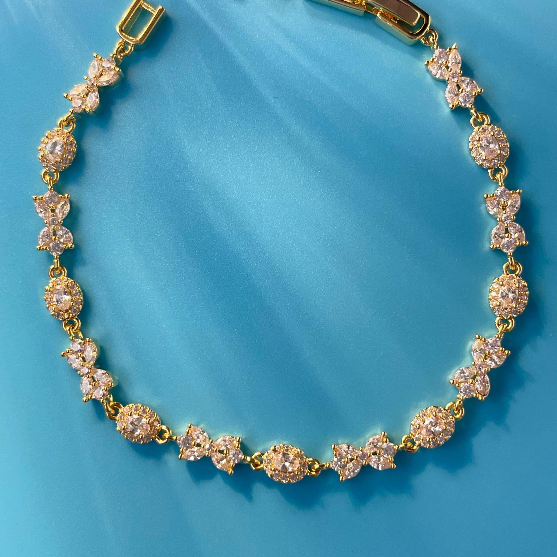 

Европейский и американский браслет «Звездное небо» с микроинкрустацией цирконами, женские летние украшения, устойчивые к выцветанию, элегантный стиль «маленький аромат».