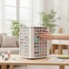 Bead Organizer MultiCompartment Rotating with Compartments Clear Storage Box
