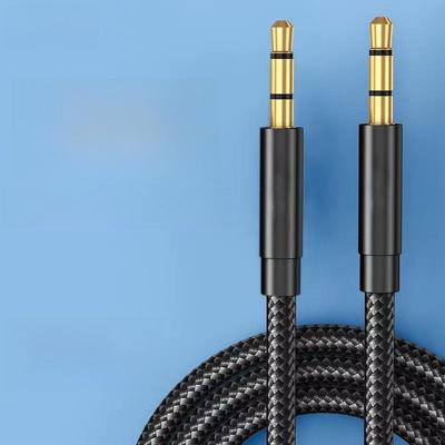 Câble audio auxiliaire mâle-mâle 3,5 mm pour connexions voiture, mobile, ordinateur et casque