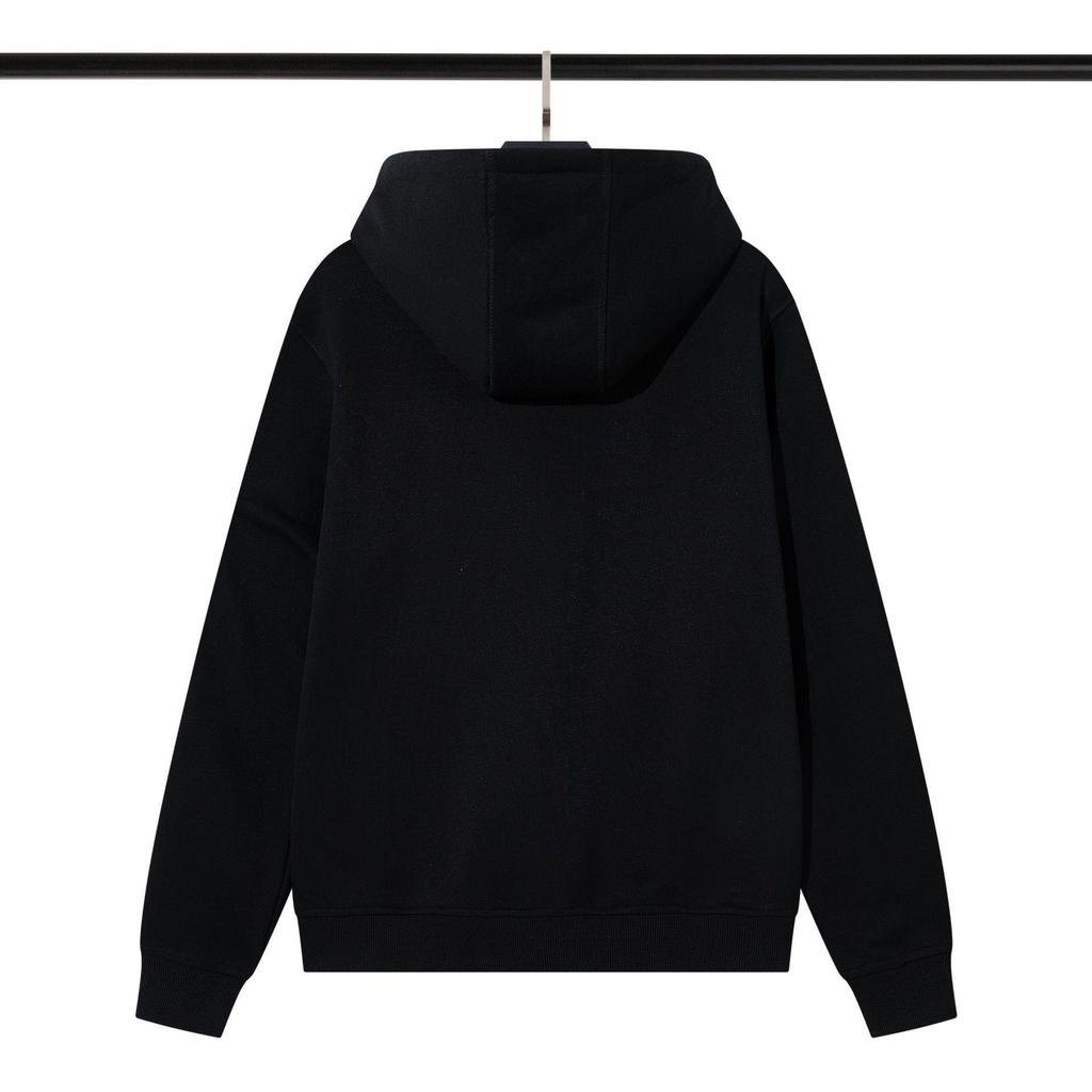 Einfarbiges Kapuzen-Sweatshirt mit Abzeichen - Island Tide Version