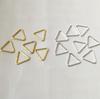 Triangular Open Jump Rings Iron Pinch Clip Bail Hang Drops Jewelry Findings Si