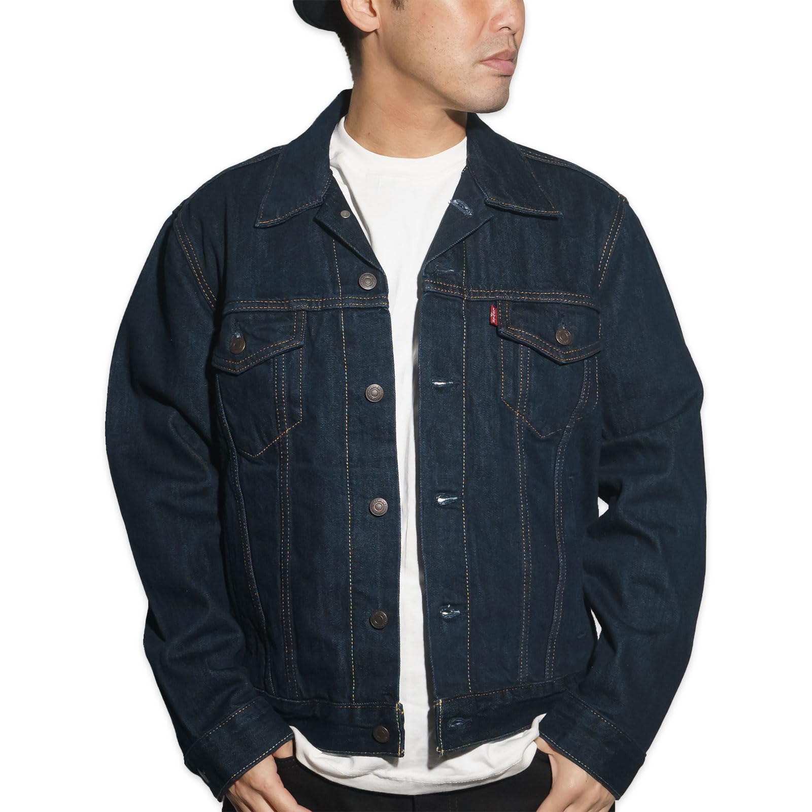 Джинсовая куртка Levi s USA Line #72334 The Trucker Rinse L синий