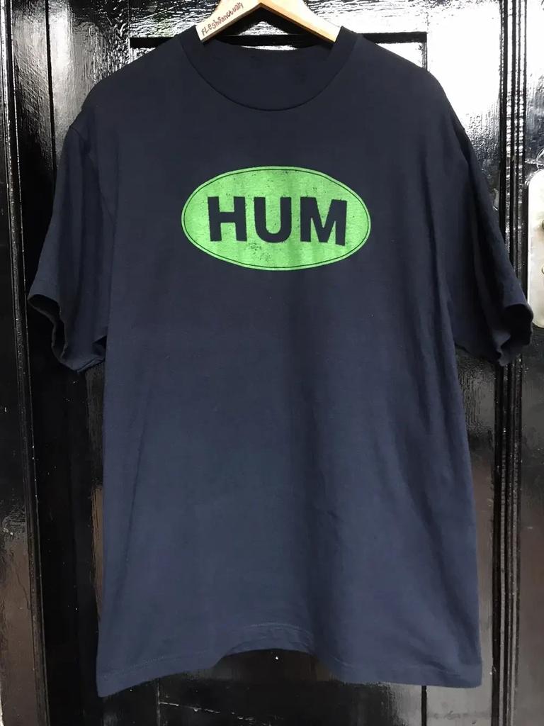 T-shirt Nera Vintage HUM Band Rock Alternativo Unisex S-5XL