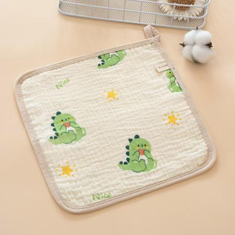 Cotton Drooling Bib Mouth Cloth For Baby Gentle On Skin Machine Washable Saliva Towel Newborns Feeding Accessories