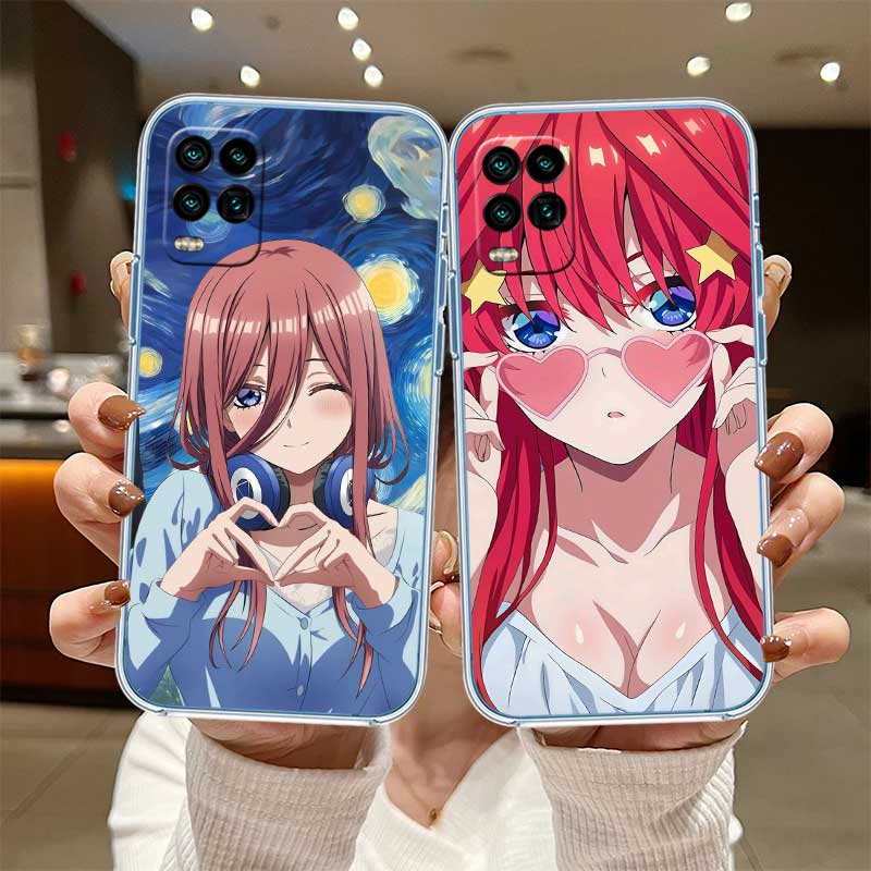RE47 Nino Miku Itsuki Nakano Transparent Phone Case for Motorola Moto G7 G8 G9 G84 G85 G73 G24 G15 Z2 Play Power Plus
