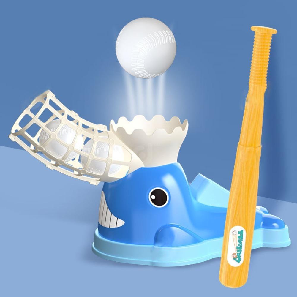 

1 Set Whale Baseball Launcher Toy Sport Games Baseball Pitching Machine Outdoor Sports рожевий