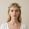 Diadème Couronne Elfique Fantaisie Headpiece de Fée Festival Tiara d'Elfe Hallowmas Cosplay