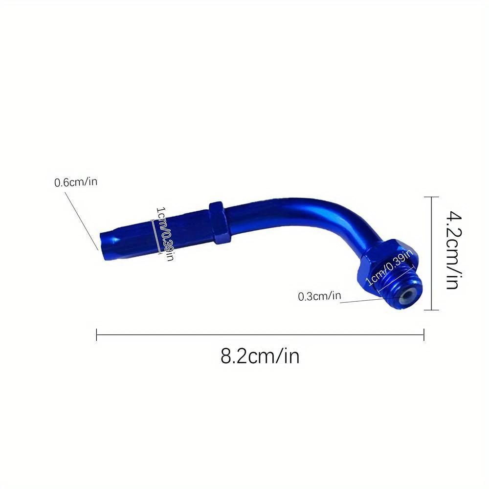 Motorcycle 90 Degree Aluminum Alloy Adjustable Throttle Cable Screw Head Motorcycle Parts Motorcycle Accessories Suitable